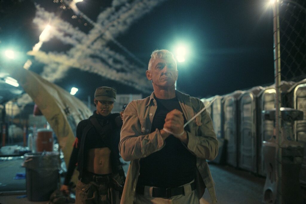 Teyana Taylor and Sean Penn in One Battle After Another