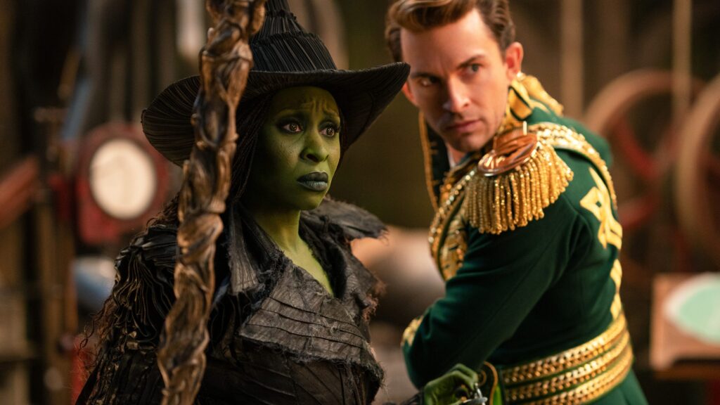 Cynthia Erivo and Jonathan Bailey in Wicked: For Good