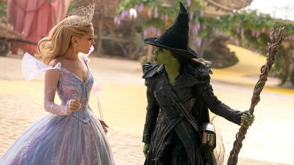 Ariana Grande and Cynthia Erivo in Wicked: For Good