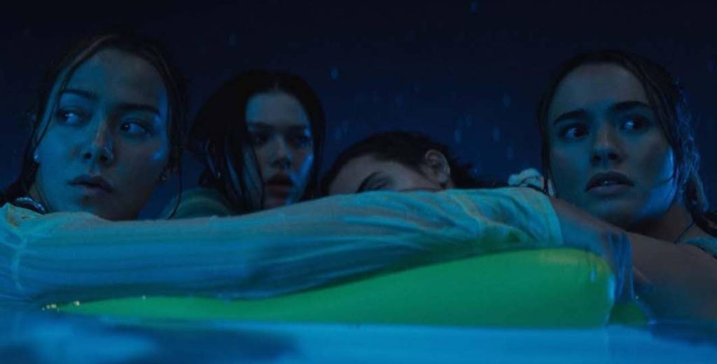 Johnny Sequoyah and some other actors in Primate