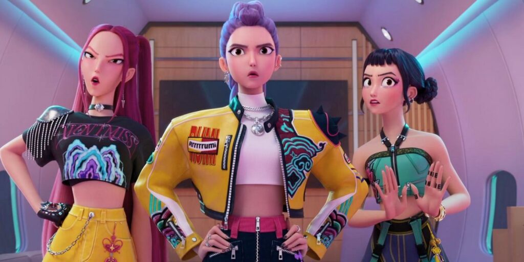 A scene from KPop Demon Hunters