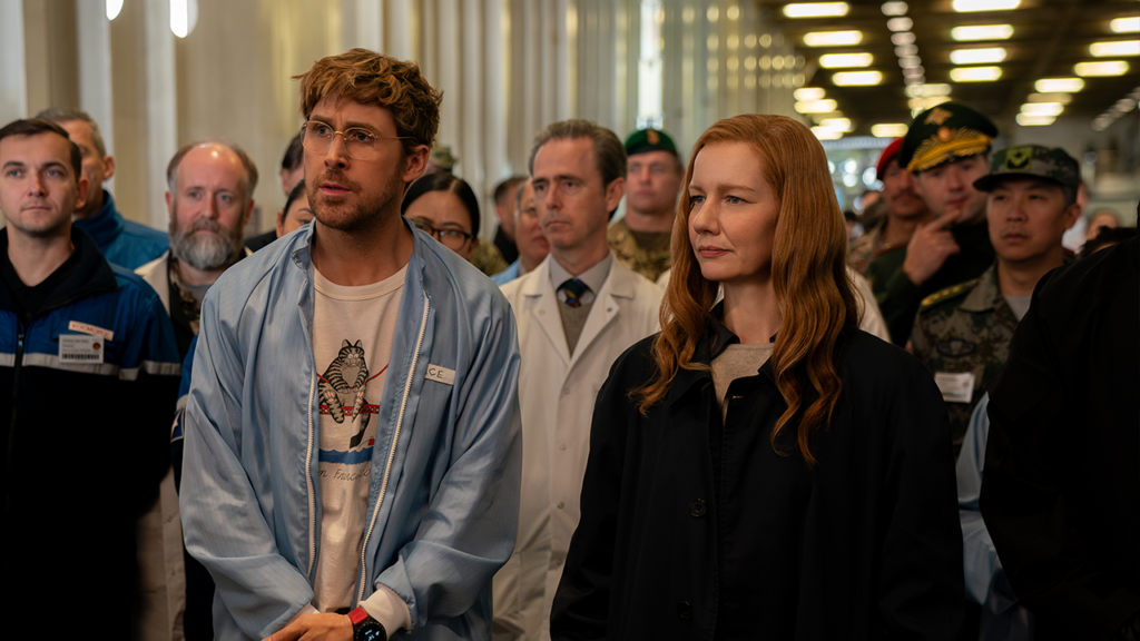 Ryan Gosling and Sandra Hüller in Project Hail Mary