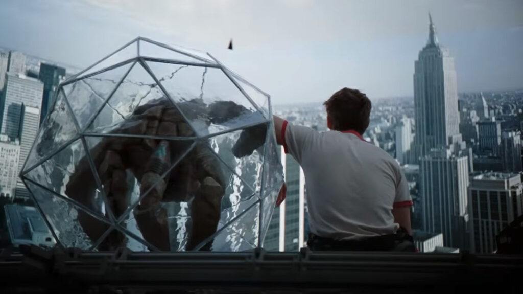 Ryan Gosling and Rocky in Project Hail Mary