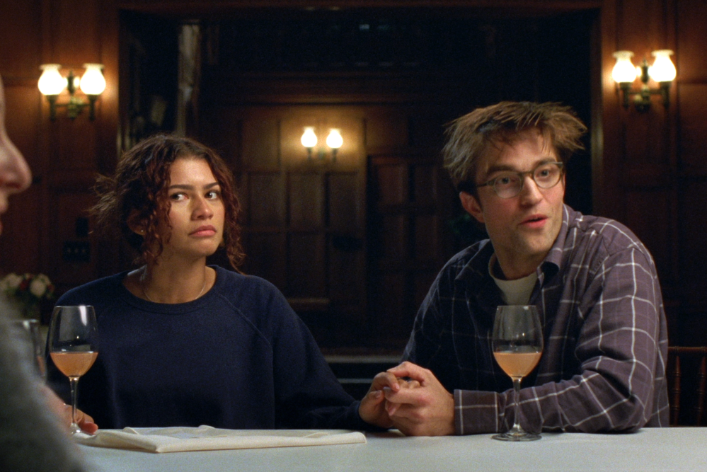 Zendaya and Robert Pattinson in The Drama