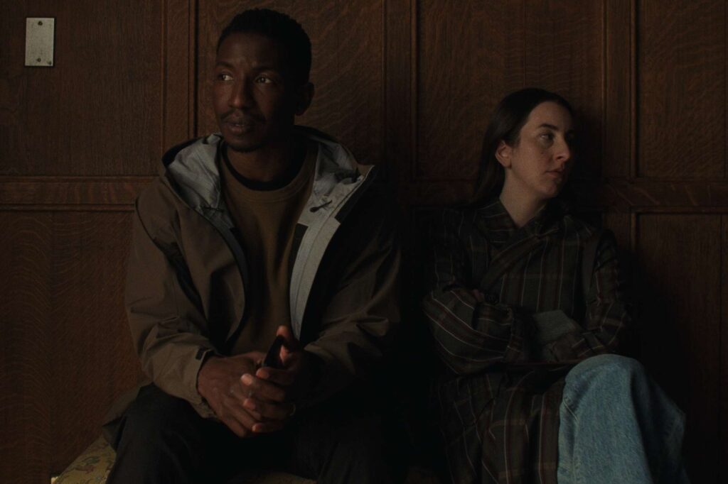 Mamoudou Athie and Alana Haim in The Drama