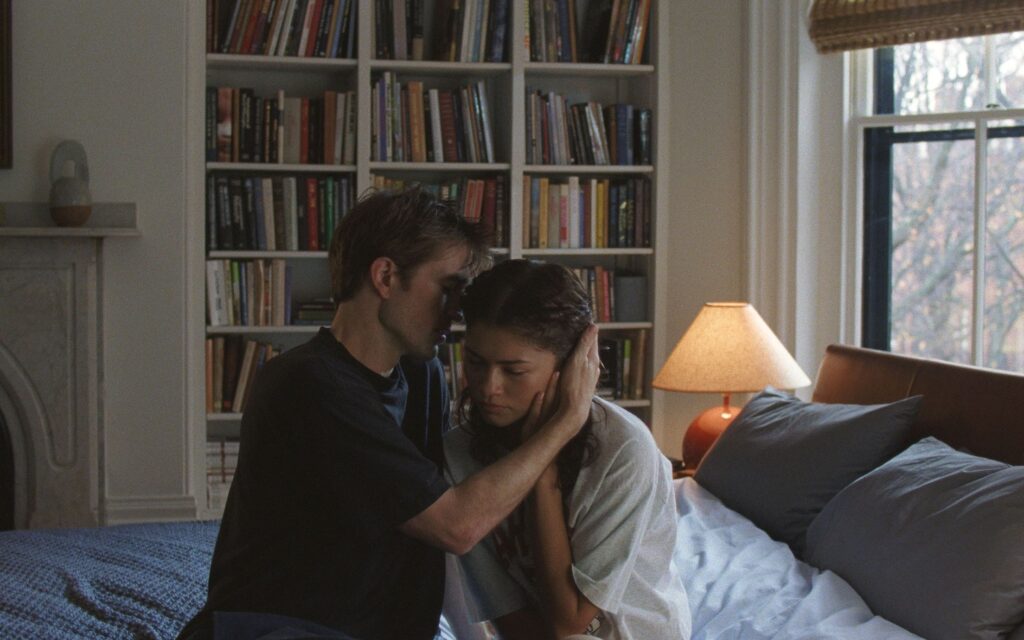 Robert Pattinson and Zendaya in The Drama