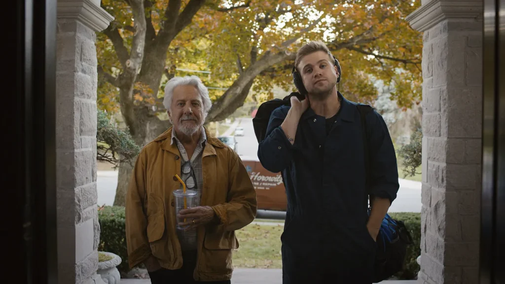 Dustin Hoffman and Leo Woodall in Tuner