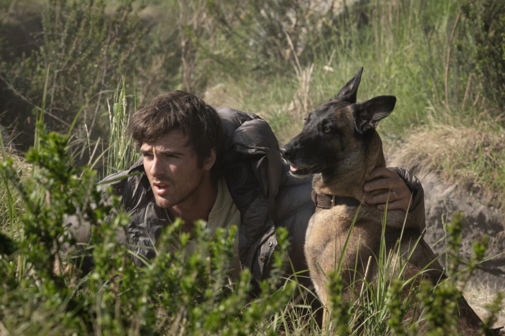 Jacob Elordi and his Belgian Malinois in The Dog Stars
