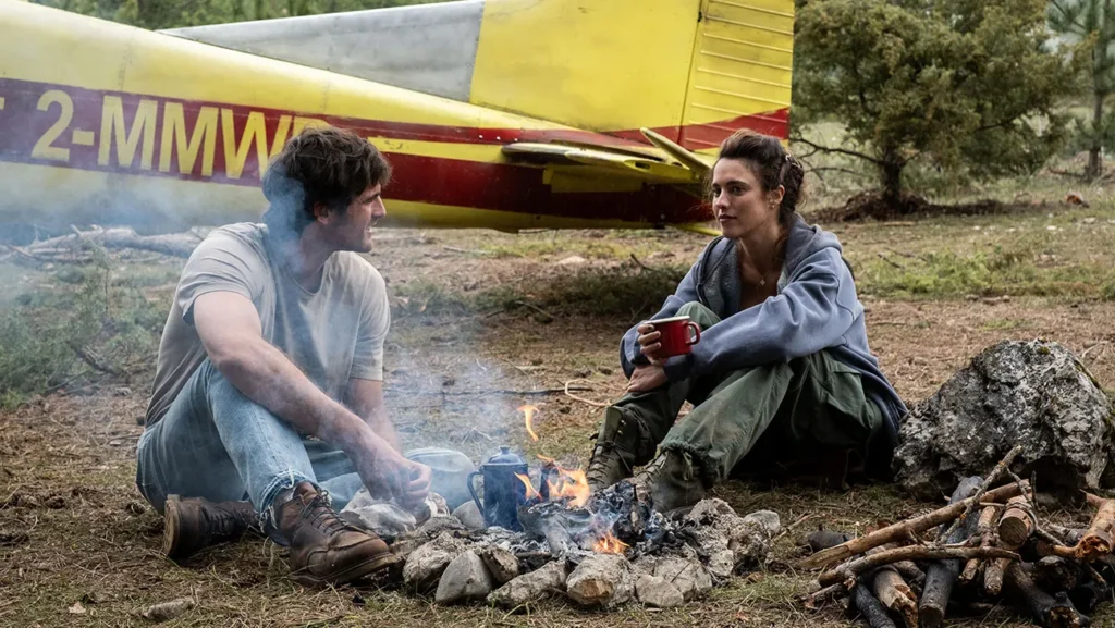 Jacob Elordi and Margaret Qualley in The Dog Stars