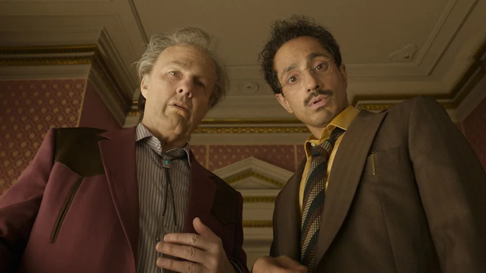 Tom Cruise and Riz Ahmed in Digger
